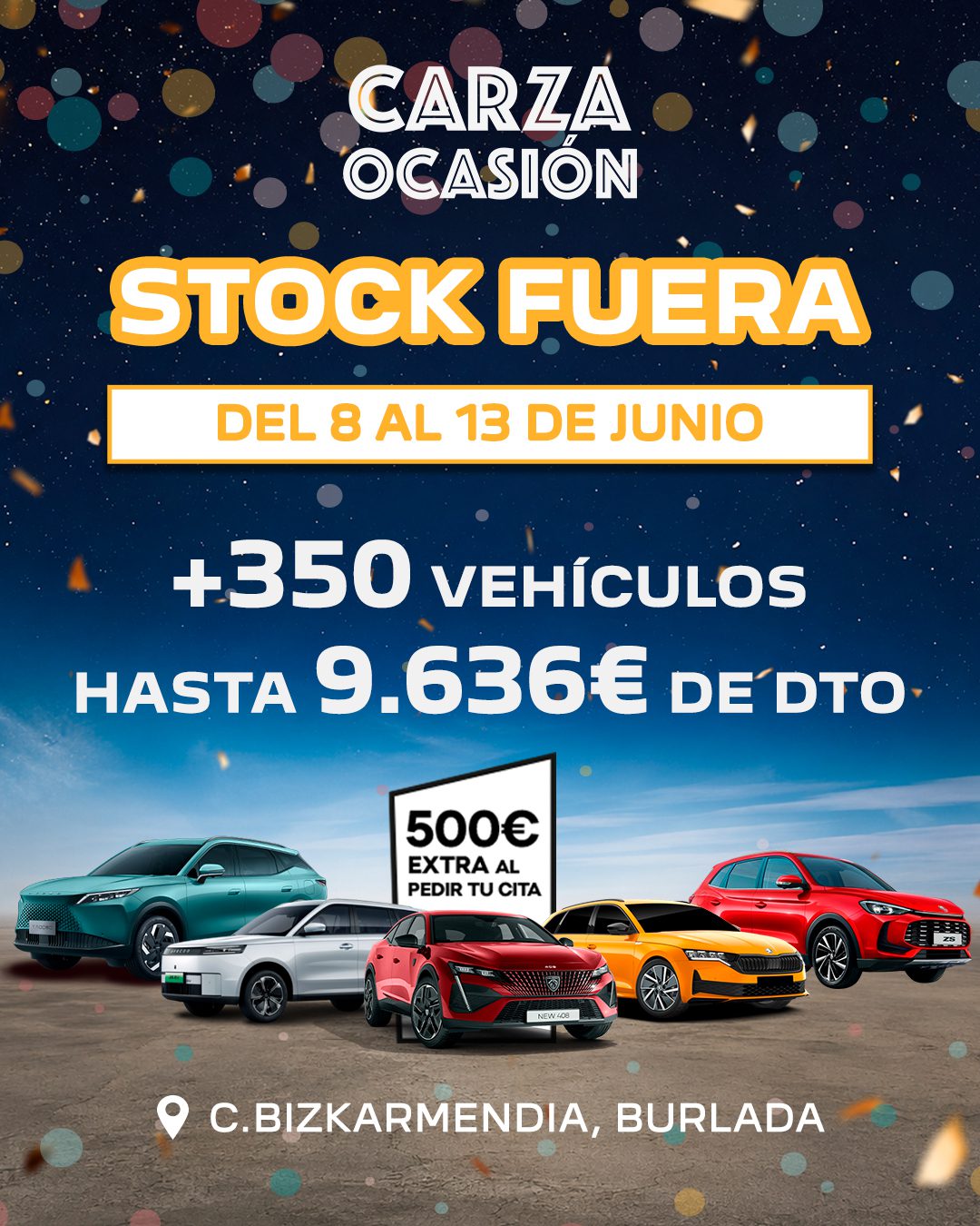Fuera Stock Carza Ocasión Pamplona